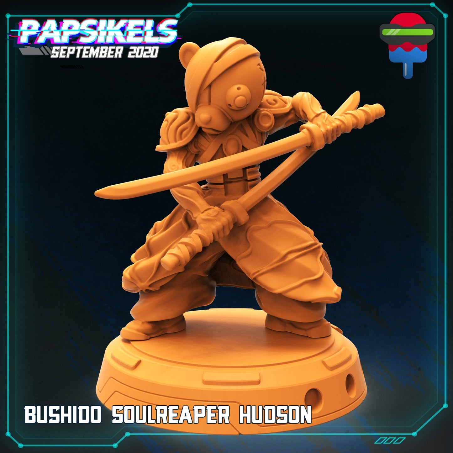 Reaper Hudson, buy 3d Printed Resin Miniatures - Ravenous Miniatures
