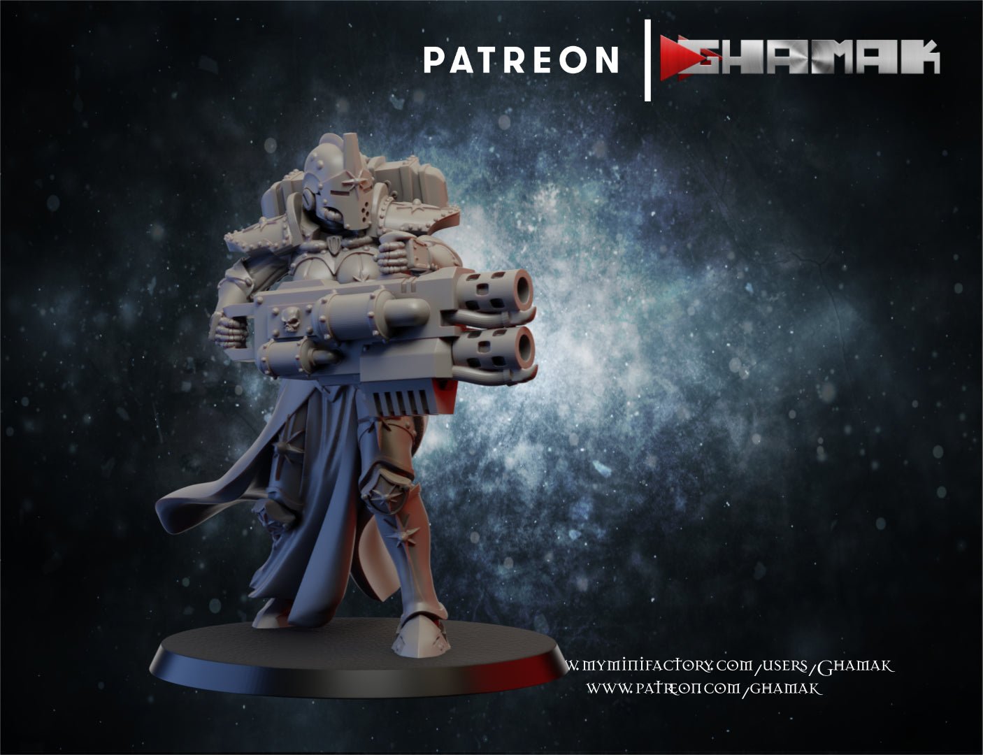 Red sister squad, Resin miniatures 11:56 (28mm / 32mm) scale - Ravenous Miniatures