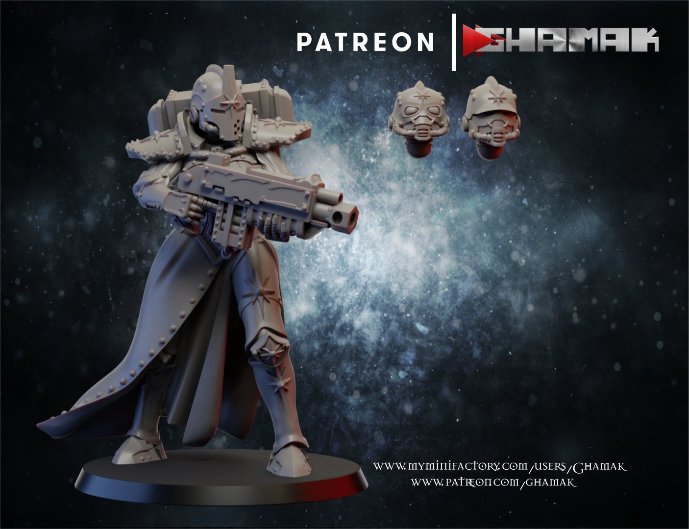 Red sister squad, Resin miniatures 11:56 (28mm / 32mm) scale - Ravenous Miniatures