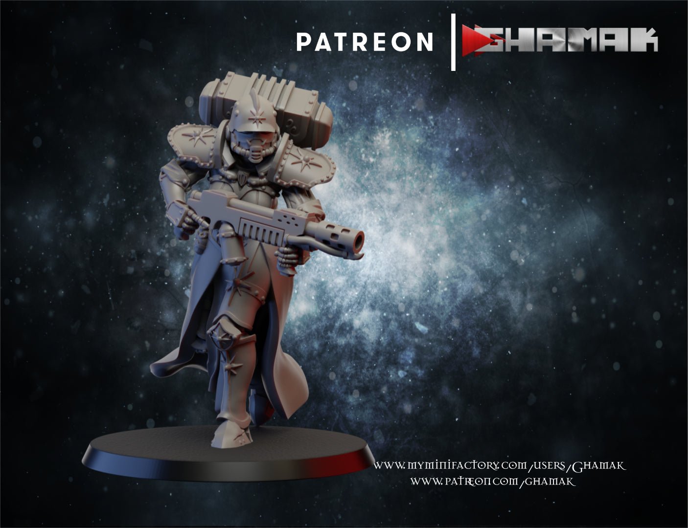 Red sister squad, Resin miniatures 11:56 (28mm / 32mm) scale - Ravenous Miniatures