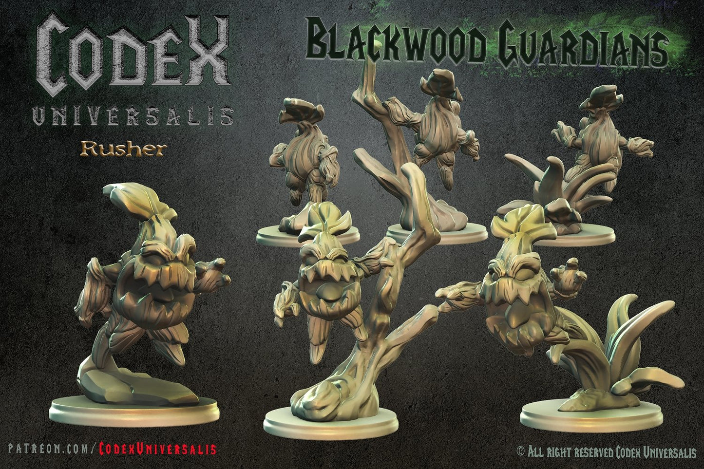 Rhuser seeds, Resin miniatures 11:56 (28mm / 32mm) scale - Ravenous Miniatures