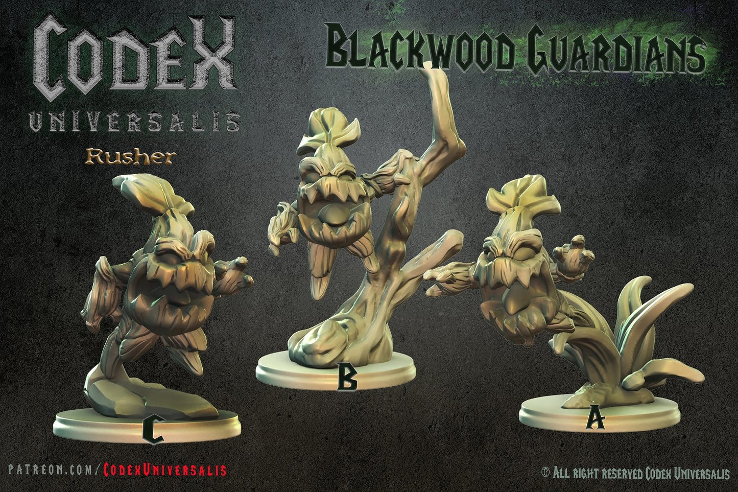 Rhuser seeds, Resin miniatures 11:56 (28mm / 32mm) scale - Ravenous Miniatures