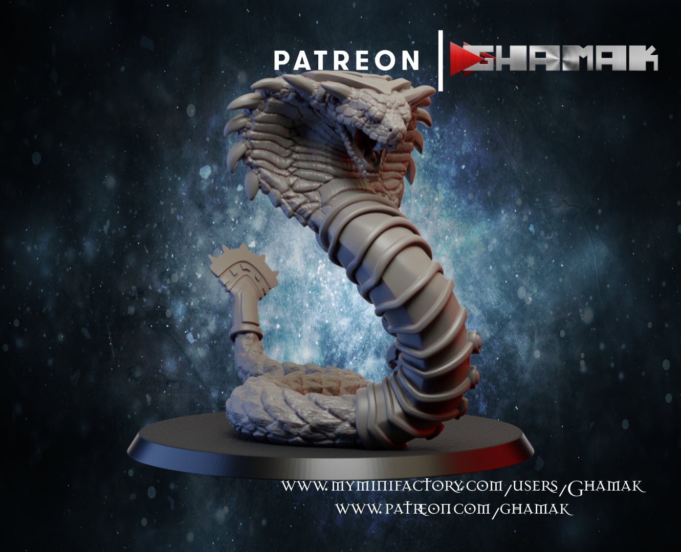 Royal Cobras, Resin miniatures 11:56 (28mm / 32mm) scale - Ravenous Miniatures