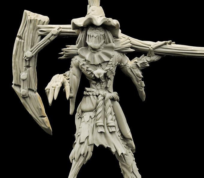 Scarecrow, Resin miniatures 11:56 (28mm / 34mm) scale - Ravenous Miniatures