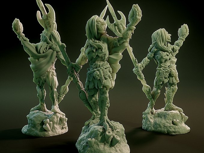 Sea Hag, Resin miniatures 11:56 (28mm / 34mm) scale - Ravenous Miniatures