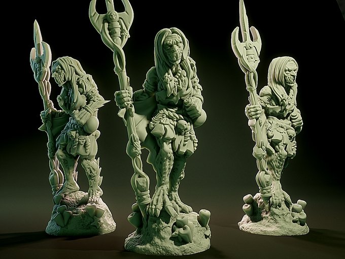 Sea Hag, Resin miniatures 11:56 (28mm / 34mm) scale - Ravenous Miniatures