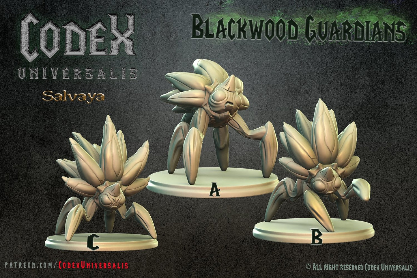 Seed Salvaya, Resin miniatures 11:56 (28mm / 32mm) scale - Ravenous Miniatures