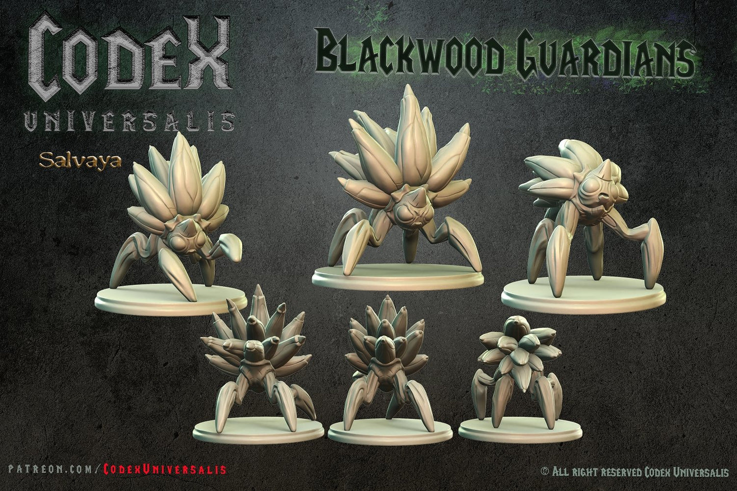Seed Salvaya, Resin miniatures 11:56 (28mm / 32mm) scale - Ravenous Miniatures