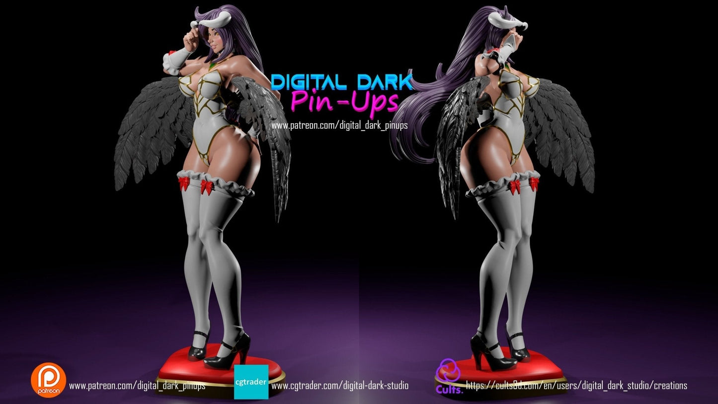 SFW Succubus Queen, Pin-up Miniatures by Digital Dark - Ravenous Miniatures