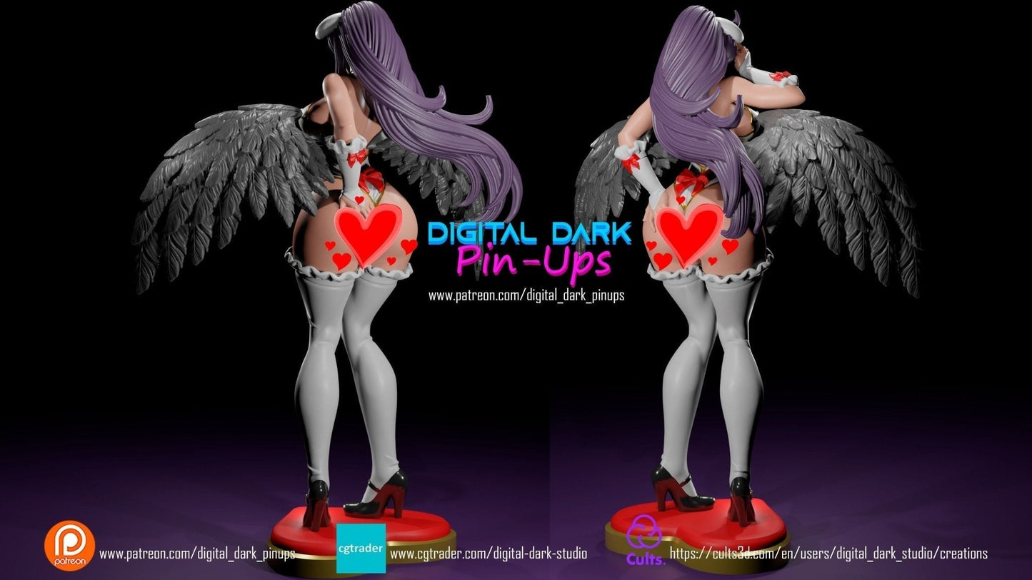 SFW Succubus Queen, Pin-up Miniatures by Digital Dark - Ravenous Miniatures