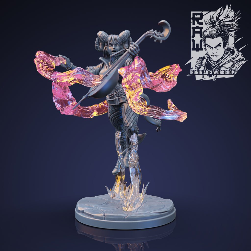 Shainda the Bard , 3d Printed resin miniatures by RAW - Ravenous Miniatures