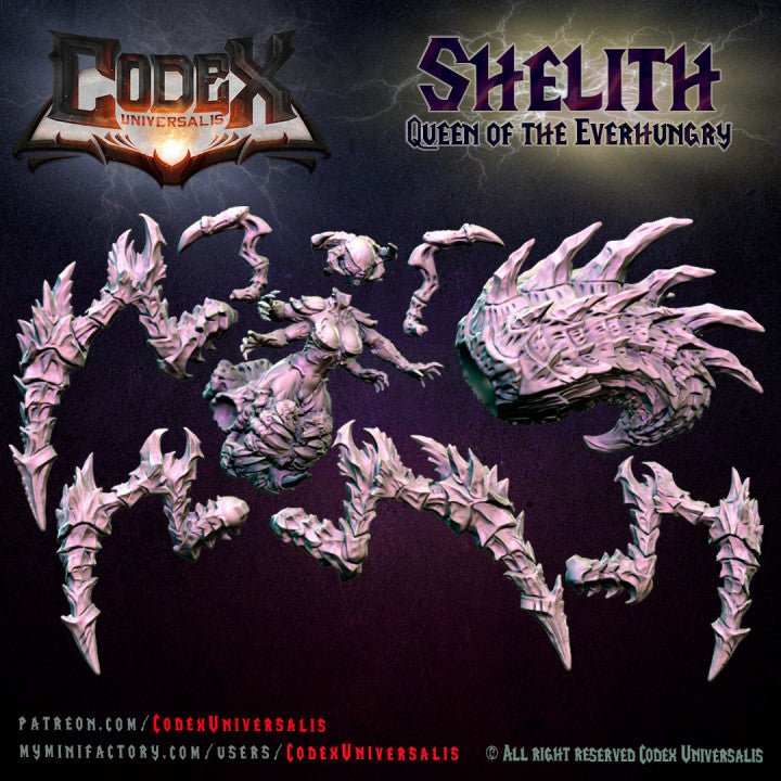 Shelith, Resin miniatures 11:56 (28mm / 32mm) scale - Ravenous Miniatures
