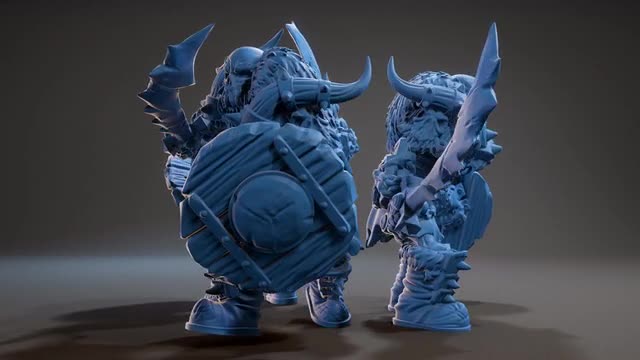 Skeleton Orc, Resin miniatures 11:56 (28mm / 34mm) scale - Ravenous Miniatures
