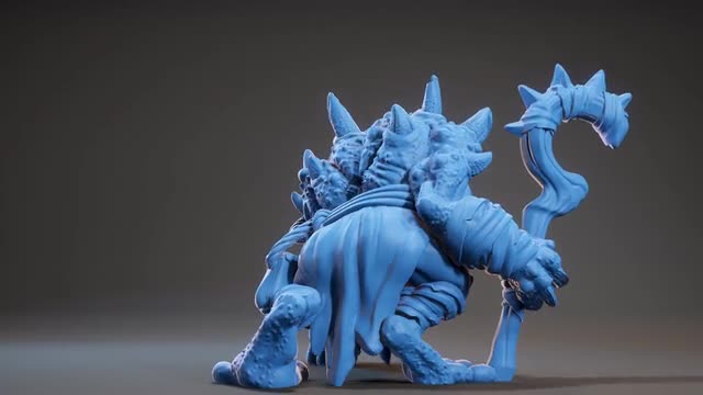 Slaad, Resin miniatures 11:56 (28mm / 34mm) scale - Ravenous Miniatures