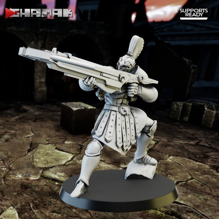 Spartan caste Heavey crossbow unit, Resin miniatures 11:56 (28mm / 32mm) scale - Ravenous Miniatures