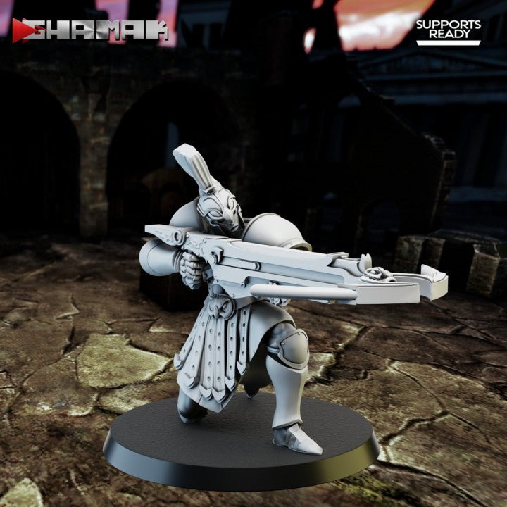 Spartan caste Heavey crossbow unit, Resin miniatures 11:56 (28mm / 32mm) scale - Ravenous Miniatures