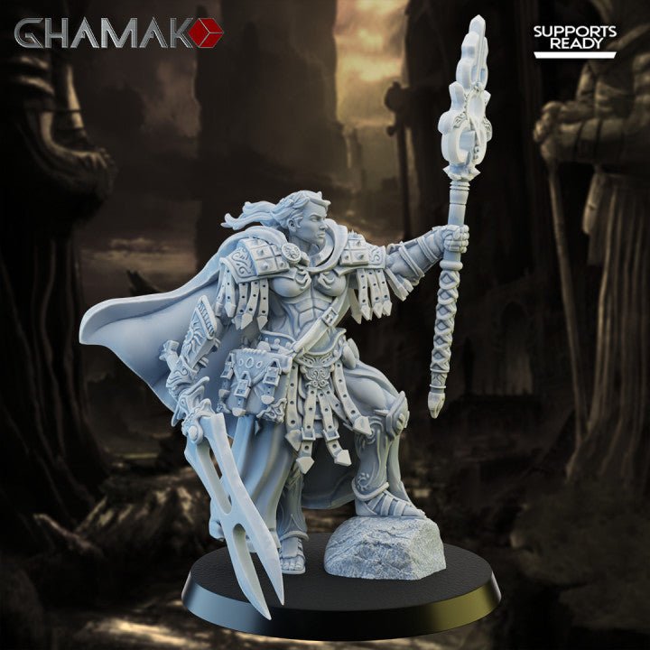 Spartan caste Invokers V2, Resin miniatures 11:56 (28mm / 32mm) scale - Ravenous Miniatures