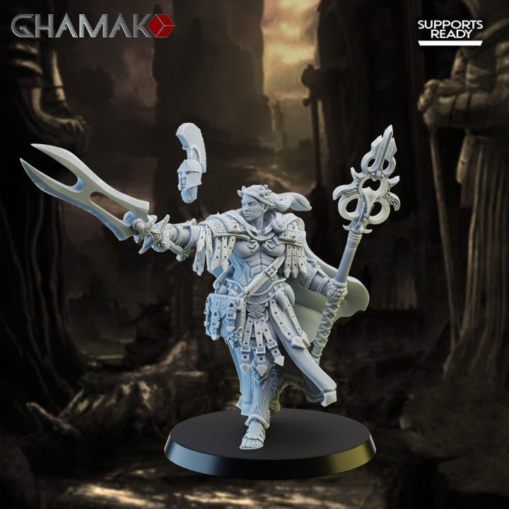 Spartan caste Invokers V2, Resin miniatures 11:56 (28mm / 32mm) scale - Ravenous Miniatures