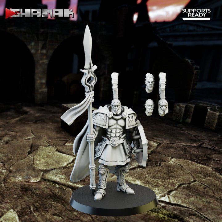 Spartan caste Spear unit, Resin miniatures 11:56 (28mm / 32mm) scale - Ravenous Miniatures