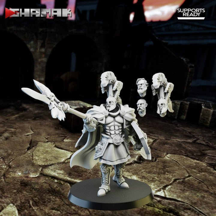 Spartan caste Spear unit, Resin miniatures 11:56 (28mm / 32mm) scale - Ravenous Miniatures