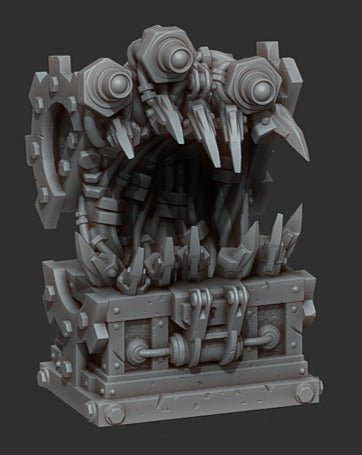 Steampunk Chest Mimic - Ravenous Miniatures