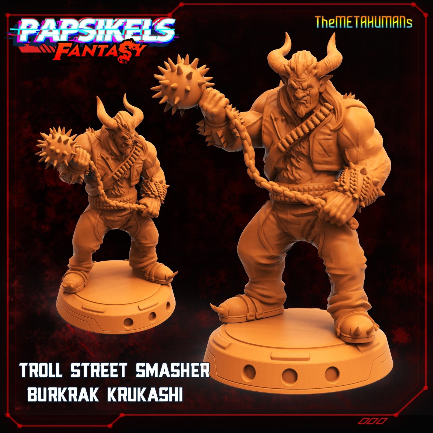 Street Trolls, 3d Printed Resin Miniatures - Ravenous Miniatures