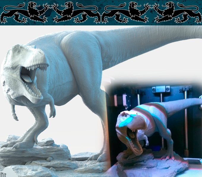 T-REX, Resin miniatures 11:56 (28mm / 32mm) scale - Ravenous Miniatures