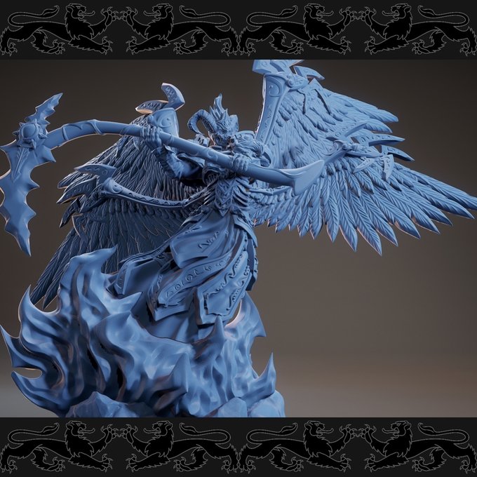 thanatos, Resin miniatures 11:56 (28mm / 34mm) scale - Ravenous Miniatures