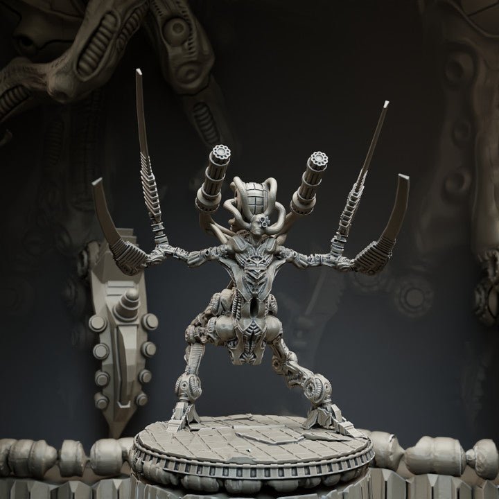 The Hive pugnator, Resin miniatures 11:56 (28mm / 32mm) scale - Ravenous Miniatures