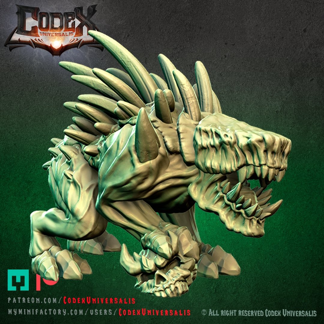 Tracker hound, Resin miniatures 11:56 (28mm / 32mm) scale - Ravenous Miniatures