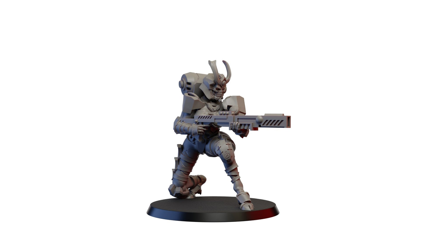 Troopers, Resin miniatures 11:56 (28mm / 32mm) scale - Ravenous Miniatures