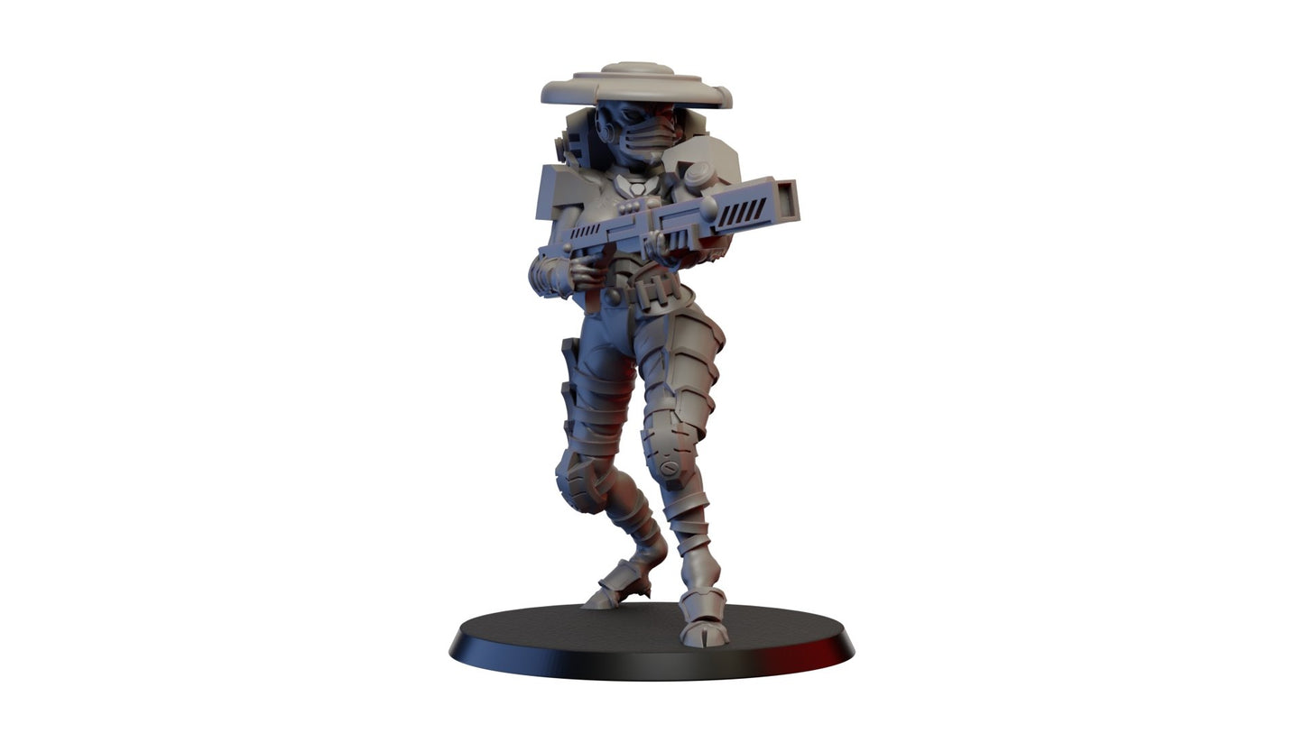 Troopers, Resin miniatures 11:56 (28mm / 32mm) scale - Ravenous Miniatures