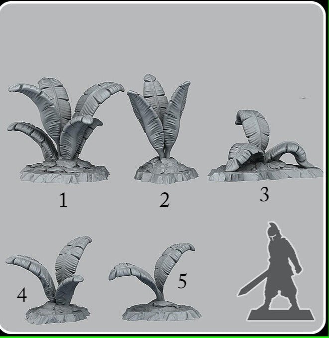 Tropical Leaves - Ravenous Miniatures