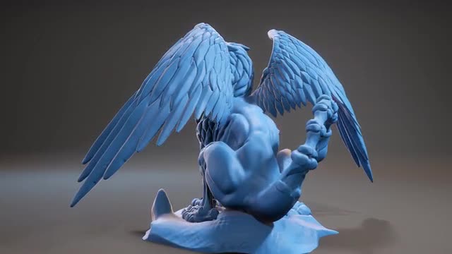 Undead Griffin, Resin miniatures 11:56 (28mm / 34mm) scale - Ravenous Miniatures