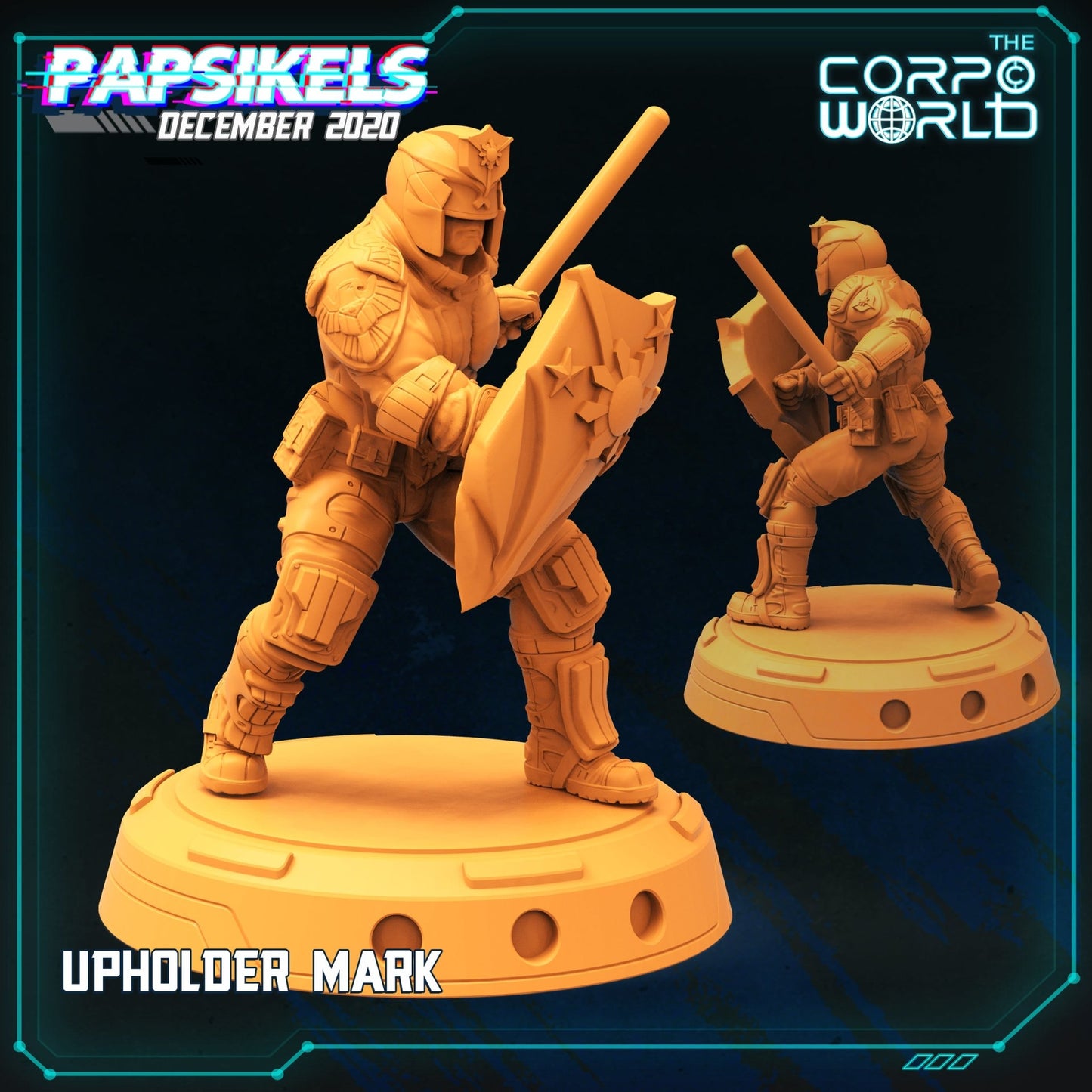 Upholder mark, 3d Printed Resin Miniatures - Ravenous Miniatures