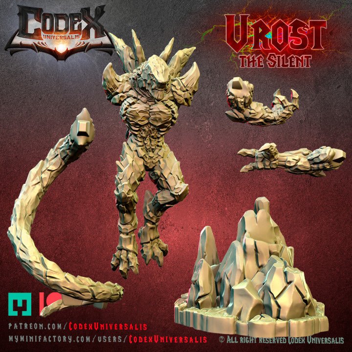 Urost, The Silent, Resin miniatures 11:56 (28mm / 32mm) scale - Ravenous Miniatures