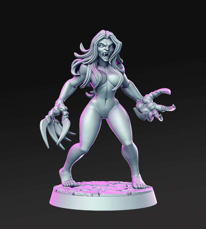 Verana (32mm), 28/32mm resin miniatures for TTRPG and wargames - Ravenous Miniatures