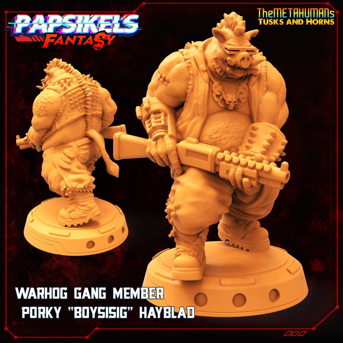 Warhogs, 3d Printed Resin Miniatures - Ravenous Miniatures