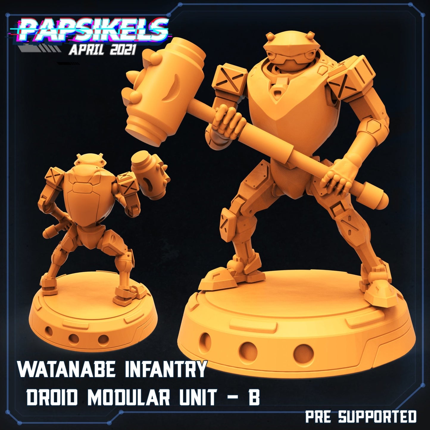 Watanabe Infantry, 3d Printed Resin Miniatures - Ravenous Miniatures