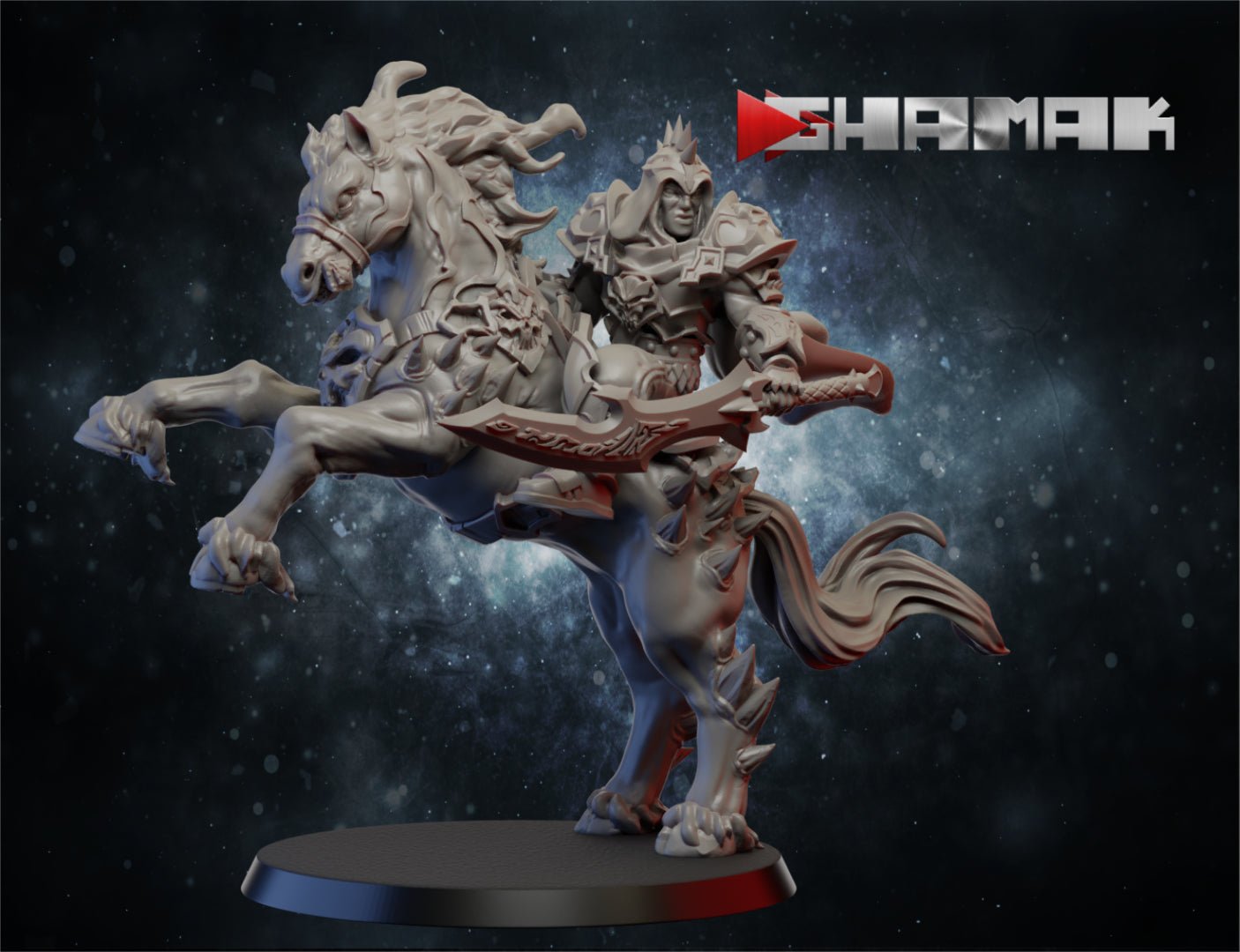 Wild Barbarian Calvary, Resin miniatures 11:56 (28mm / 32mm) scale - Ravenous Miniatures