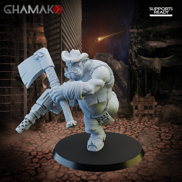 Wildwest Bullboy, Resin miniatures 11:56 (28mm / 32mm) scale - Ravenous Miniatures