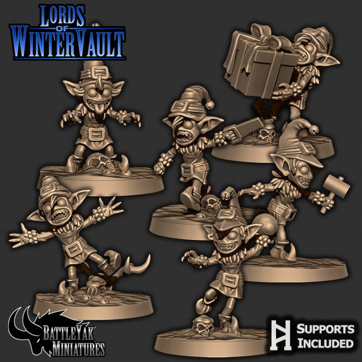 Wintervault Helpers, Resin miniatures 11:56 (28mm / 34mm) scale - Ravenous Miniatures