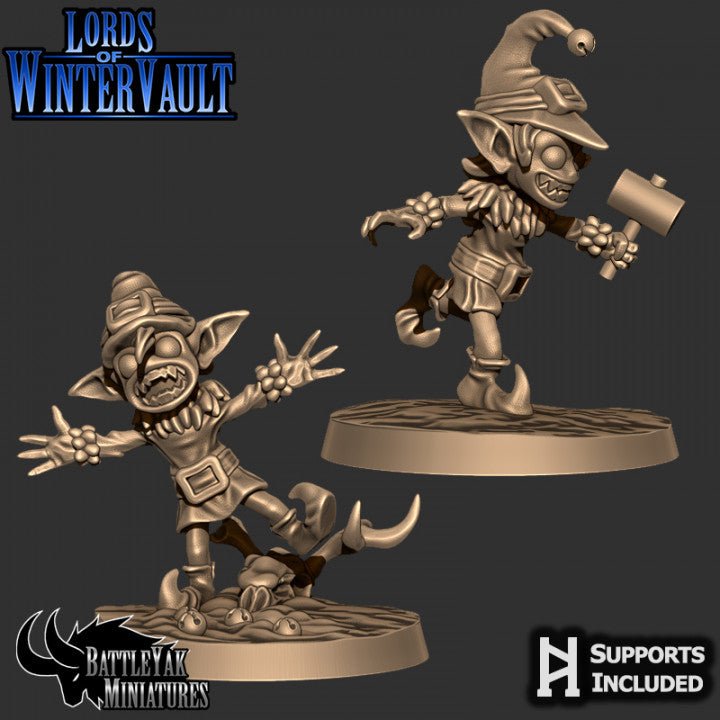 Wintervault Helpers, Resin miniatures 11:56 (28mm / 34mm) scale - Ravenous Miniatures