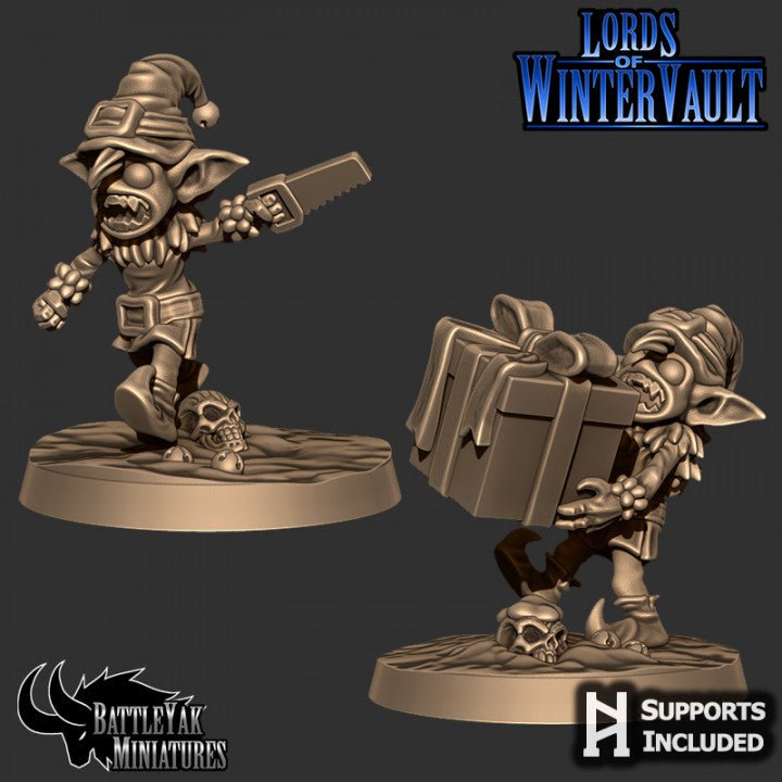 Wintervault Helpers, Resin miniatures 11:56 (28mm / 34mm) scale - Ravenous Miniatures