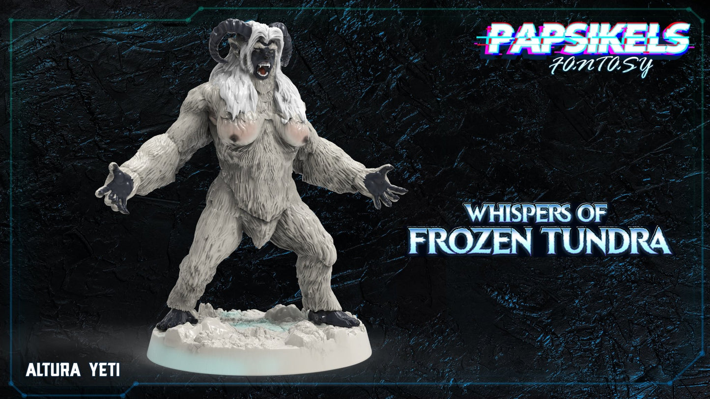 Yetis, 3d Printed Resin Miniatures - Ravenous Miniatures