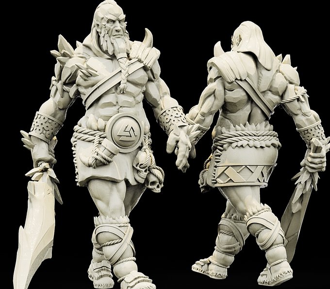 Ymir, Resin miniatures 11:56 (28mm / 34mm) scale - Ravenous Miniatures