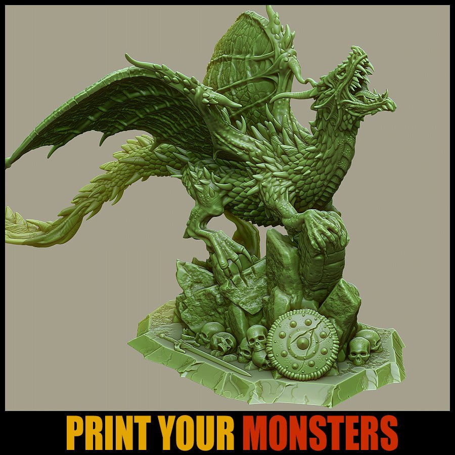 Young Dragon (50mm) - Ravenous Miniatures