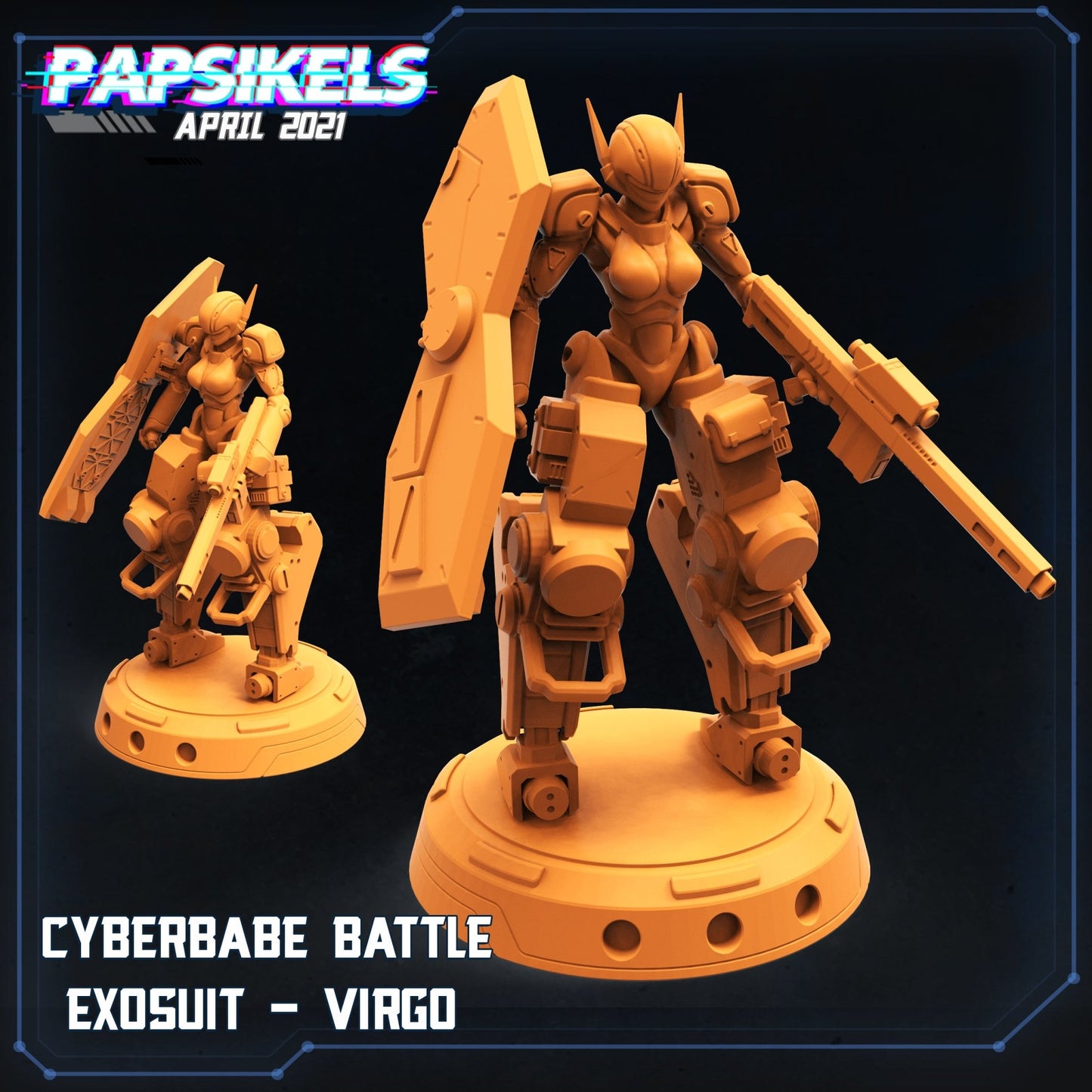 Zodiac Droids, 3d Printed Resin Miniatures - Ravenous Miniatures