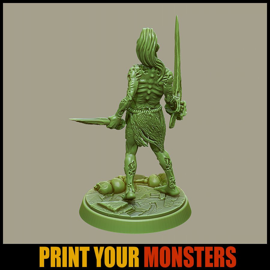 Zombie Berserker - Ravenous Miniatures