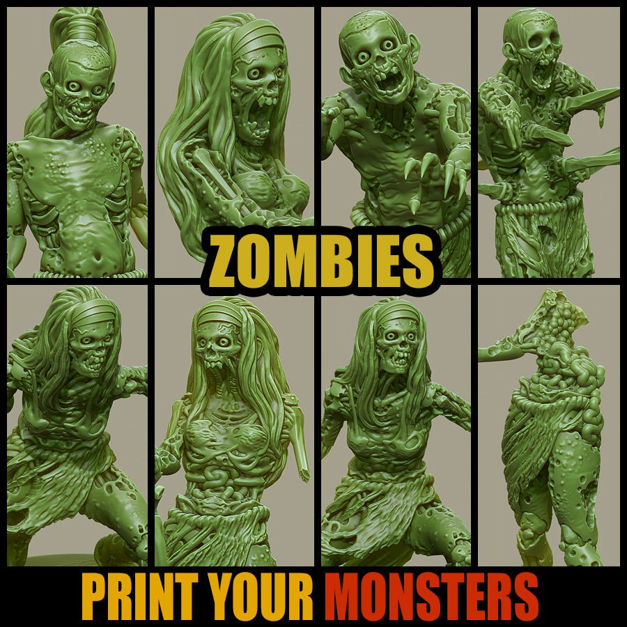 Zombie horde pack - Ravenous Miniatures